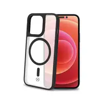 Celly Magmatt funda para teléfono móvil 15,5 cm (6.1\) Negro, Transparente