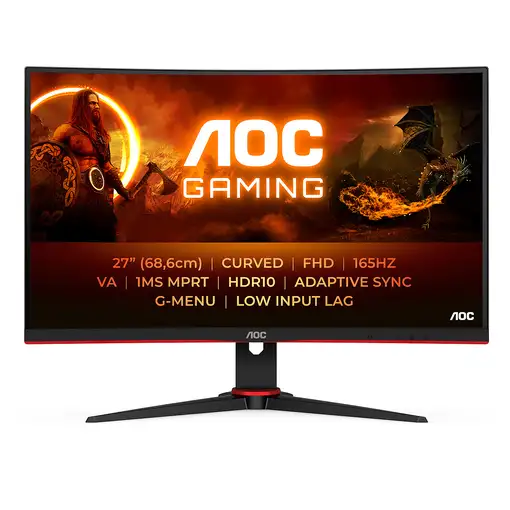 AOC G2 C27G2E/BK pantalla para PC 68,6 cm (27") 1920 x 1080 Pixeles Full HD Negro,