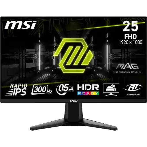 MSI MAG 255XF pantalla para PC 62,2 cm (24.5") 1920 x 1080 Pixeles Full HD Negro