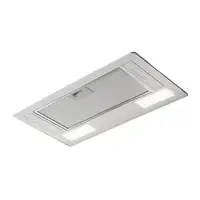 Elica PRF0142728 campana Telescópica o extraplana Aluminio, Blanco