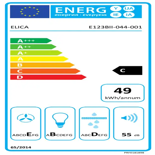 Elica CIAK 2.0 GR/A/90 Semintegrada (extraíble) Plata 225 m³/h