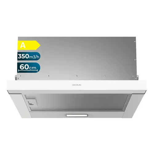 Cecotec Bolero Flux TLM 603500 White A Semintegrada (extraíble) Acero inoxidable,