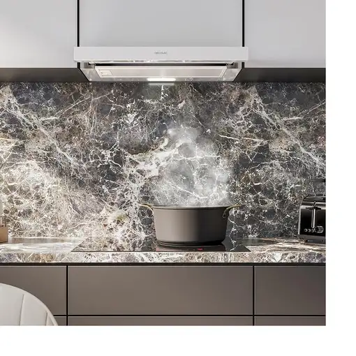 Cecotec Bolero Flux TLM 603500 White A Semintegrada (extraíble) Acero inoxidable,