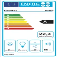 Cecotec Bolero Flux TLM 603500 White A Semintegrada (extraíble) Acero inoxidable,