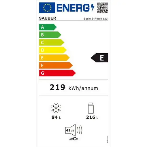 Frigoríficos сombis Independiente 300 L Azul 8436593641023 SAUBER