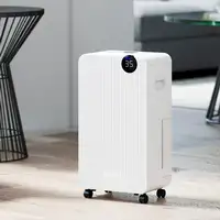 Deshumidificador 12L/día Depósito de Agua 2,1L hasta 12-25㎡ Blanco HOMCOM