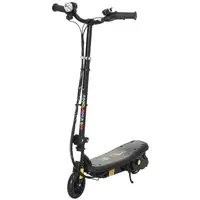Patinete Eléctrico para Niños de 7-14 Años Plegable Max. 12 km/h Negro HOMCOM