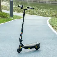Patinete Eléctrico para Niños de 7-14 Años Plegable Max. 12 km/h Negro HOMCOM