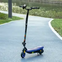 Patinete Eléctrico para Niños de 7-14 Años Plegable Max. 12 km/h Azul HOMCOM