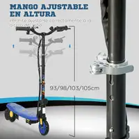 Patinete Eléctrico para Niños de 7-14 Años Plegable Max. 12 km/h Azul HOMCOM