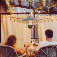 Hanging Calefactor Exterior de Techo 1010/2210W  Ø58,5x33cm Outsunny