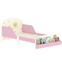 Cama infantil 70x140 cm de Madera con Almacenaje Dibujos de Estrellas AIYAPLAY