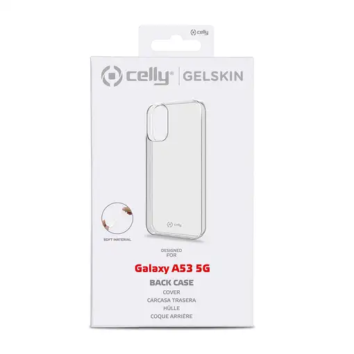 Celly Gelskin funda para teléfono móvil 16,5 cm (6.5\) Transparente