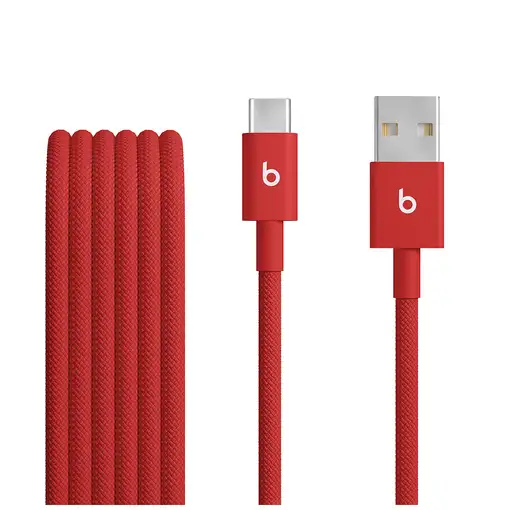 Apple Beats cable USB USB 2.0 1,5 m USB A USB C Rojo