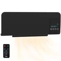 Calefactor Eléctrico de Pared 1000W/2000W Control Remoto 54,5x12x21,5 cm HOMCOM