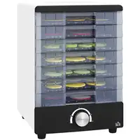 Deshidratador de Alimentos 350W con 7 Bandejas Temperatura Ajustable HOMCOM