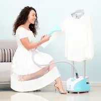 Plancha de Vapor Vertical 1950W Depósito 2L Temperatura Ajustable HOMCOM Plancha de Vapor Vertical 1950W Depósito 2L Temperatura Ajustable HOMCOM