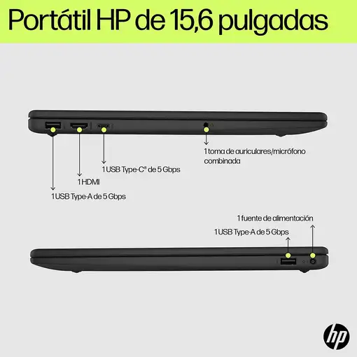 HP 15-fd0058ns Intel® Core™ i5 i5-1334U Portátil 39,6 cm (15.6\) Full HD 8 GB DDR4