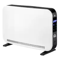 Calefactor Eléctrico 1830-2180W con 3 Modos de Calefacción Blanco HOMCOM