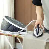 Centro de Planchado 2600W 100 g/min 8 Bares Función ECO Azul HOMCOM Centro de Planchado 2600W 100 g/min 8 Bares Función ECO Azul HOMCOM