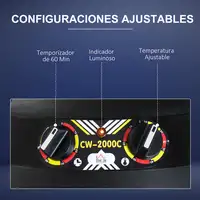 Secador de Pelo Profesional 1180W con Capucha Altura Ajustable Negro HOMCOM Secador de Pelo Profesional 1180W con Capucha Altura Ajustable Negro HOMCOM