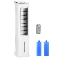 Climatizador Evaporativo 75W Altura 86 cm Control Remoto y Depósito de 5L HOMCOM