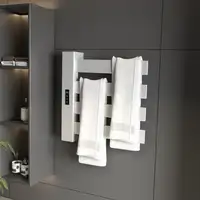 Toallero Eléctrico de Pared 130W con Control WIFI Blanco HOMCOM