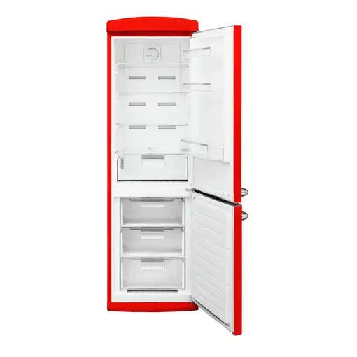 Nevera y congelador Independiente 294 L Rojo 01964 CECOTEC