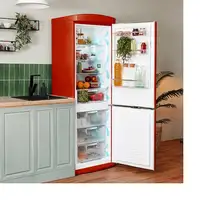 Nevera y congelador Independiente 294 L Rojo 01964 CECOTEC