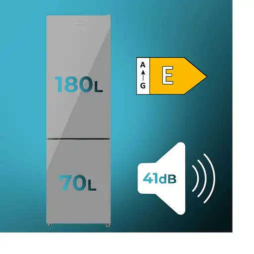Frigoríficos сombis Independiente 250 L Gris 02139 CECOTEC
