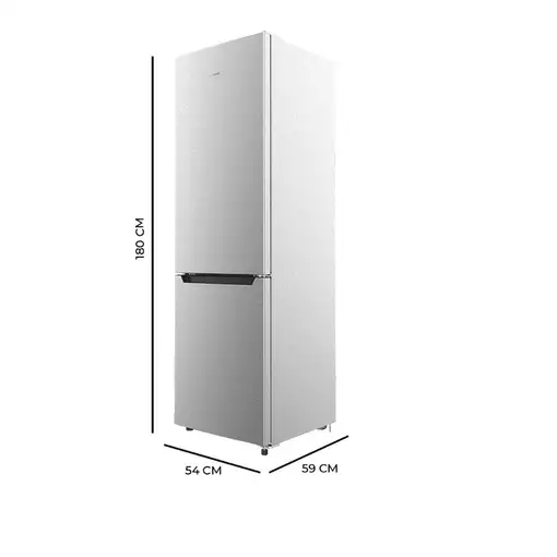 Cecotec 02436 Frigorífico Combi 250 L E Acero inoxidable