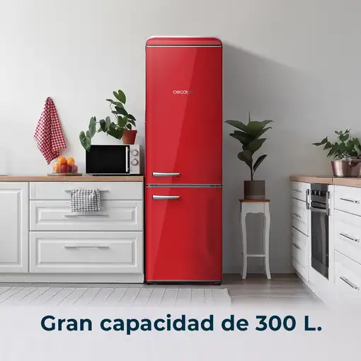 Frigoríficos сombis Independiente 300 L Rojo 02756 CECOTEC