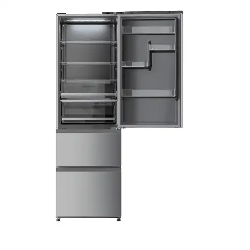 Cecotec 02080 nevera puerta lado a lado Independiente 401 L E Gris