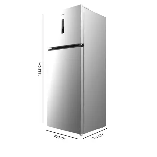 Frigoríficos dos puertas Independiente 465 L Acero inoxidable 02072 CECOTEC