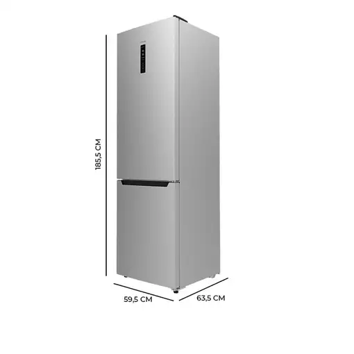 Nevera y congelador Independiente 322 L Acero inoxidable 02423 CECOTEC