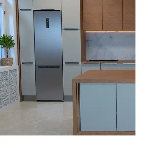 Nevera y congelador Independiente 322 L Acero inoxidable 02423 CECOTEC