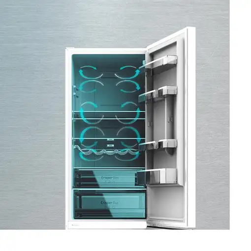 Nevera y congelador Independiente 322 L Acero inoxidable 02423 CECOTEC