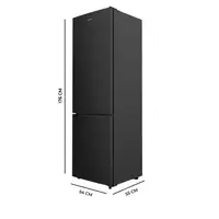 Nevera y congelador Independiente 262 L Negro 02136 CECOTEC