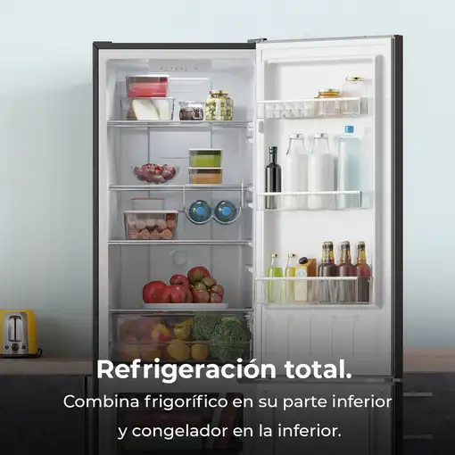 Cecotec Frigorífico combi Bolero CoolMarket Combi 250 Dark E