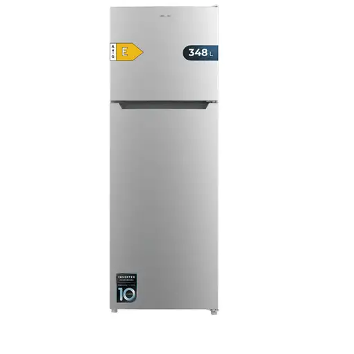 Nevera y congelador Independiente 348 L Acero inoxidable 02070 CECOTEC