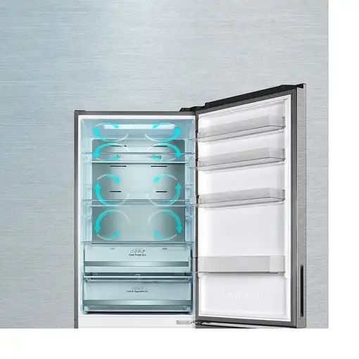 Nevera y congelador Independiente 495 L Acero inoxidable 02519 CECOTEC