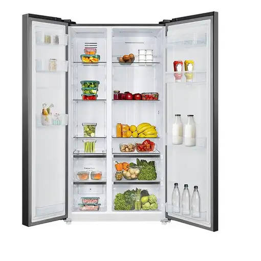 Cecotec Bolero CoolMarket SBS 559 Dark D nevera puerta lado a lado Independiente