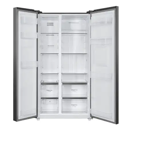 Cecotec Bolero CoolMarket SBS 559 Dark D nevera puerta lado a lado Independiente