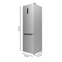 Nevera y congelador Independiente 356 L Acero inoxidable 02147 CECOTEC