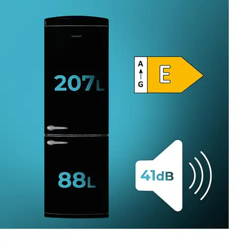 Frigoríficos сombis Independiente 294 L Negro 01966 CECOTEC