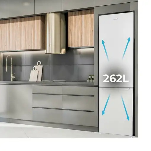 Cecotec Bolero CoolMarket Frigorífico Combi 262 L E Blanco
