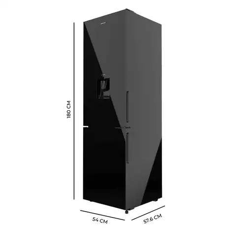 Nevera y congelador Independiente 250 L Negro 02079 CECOTEC
