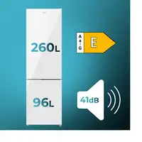 Nevera y congelador Independiente 356 L Blanco 02149 CECOTEC