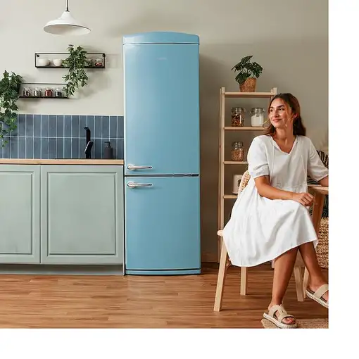 Nevera y congelador Independiente 294 L Azul 01967 CECOTEC