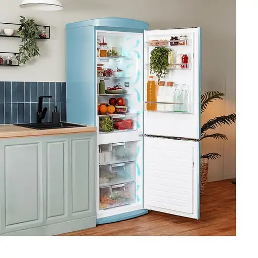 Nevera y congelador Independiente 294 L Azul 01967 CECOTEC